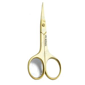 Herramientas de belleza profesionales de manicura dorada, Tijeras para uñas de alta calidad, cortaúñas con borde inclinado, Tijera para cutículas, instrumentos de belleza - Product Image 1