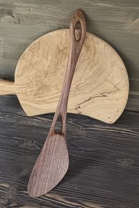 Juego de Cucharas de Cocina Ecológicas de Madera de Mango con Cucharas Medidoras, Cuchara para Café y Cuchara para Postre - Product Image 5