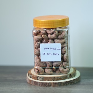 Nueces de Anacardo Vietnamitas Saladas y Cremosas 500g, Certificación ISO, Grado Personalizable, Oferta Especial, Precio Mayorista Competitivo, Frasco Cuadrado, OEM - Product Image 1