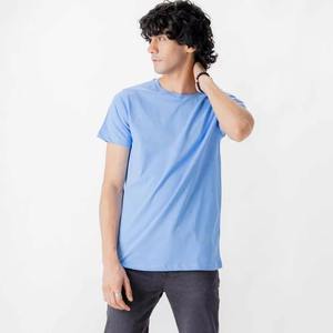 Camisetas Personalizadas de Alta Calidad para Hombre, Cuello en V, Secado Rápido, Transpirables, de Algodón Blanco, Lisas, Impresas con Logotipo Privado Personalizado - Product Image 1