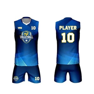 เสื้อกล้ามวอลเลย์บอลชายคุณภาพดีที่สุด ชุดเสื้อกีฬาวอลเลย์บอลชายหาดดีไซน์พรีเมียม - Product Image 1