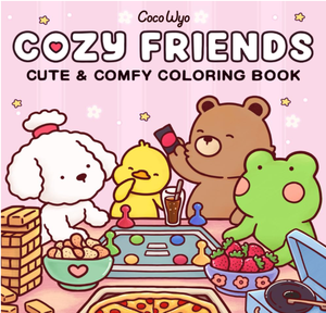 Cozy Friends : Livre de coloriage pour adultes et adolescents avec des personnages d'animaux super mignons (Vente en gros) - Product Image 1