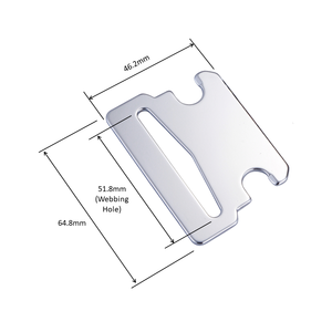 Plataforma de Descenso Vertical para Aventuras, Sistema de Seguridad con Hebilla de Acero al Carbono S50C de 51.8 mm, Resistencia a la Tracción de Más de 2300 kg - Product Image 3