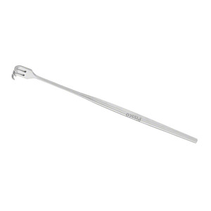 Retractor Small Curve 165 mm 6.12" 4 Prongs Sharp Depth 5 mm Width 9,5 mm Retractor L Shaped Surgical Retractors - Product Image 4