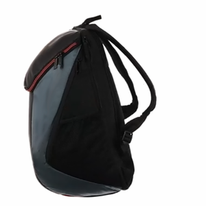 Professional High-Capacity Navy and Cyan Tennis Backpack with Integrated <b>Racket</b> Compartment and Ventilated Mesh Pockets Durable - Product Image 3