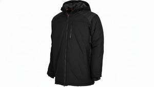 Customized Hooded <b>Men</b> Winter <b>Jacket</b> Zipper Waterproof Breathable Solid Pattern Polyester Wadding Windproof Warm for Plus Sizes - Product Image 5