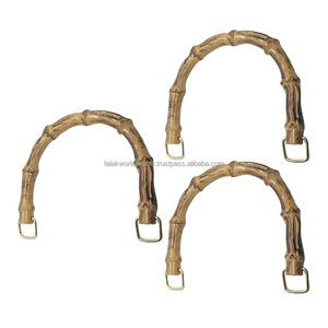 Vente en gros 10.5cm 12cm sac à main accessoires de quincaillerie sac à main poignée en bambou poignées en bois par Falak World Export - Product Image 1