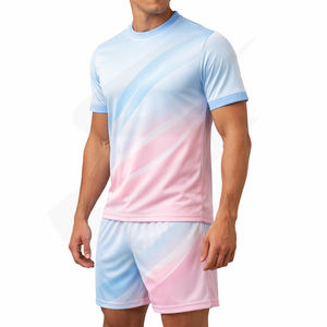 Uniforme de Fútbol Profesional, Conjunto de Camiseta de Fútbol, Malla Transpirable de Poliéster, Logotipo Personalizado de Fábrica, Ropa Deportiva - Product Image 1