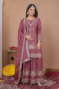 Colección especial del mes de Eid: Vestido Anarkali/Salwar Kameez con dupatta, con múltiples detalles de codificación y secuencia, imágenes reales adjuntas. - Product Image 3