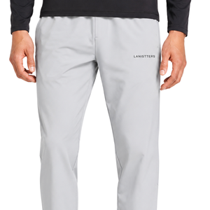 <b>Men</b>’s Tapered Casual <b>Trousers</b> <b>Elastic</b> Drawstring Waist Ankle Zip Straight Fit Lightweight Everyday Pants with Zipper Pockets <b>Men</b> - Product Image 3