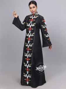 Conjunto de 2 Piezas de Lujo AWAIS HOUSE para Mujeres Musulmanas, Modesto, Sencillo, de Terciopelo Sólido con Cuentas, Lavable, Ecológico, Largo hasta el Suelo - Product Image 3