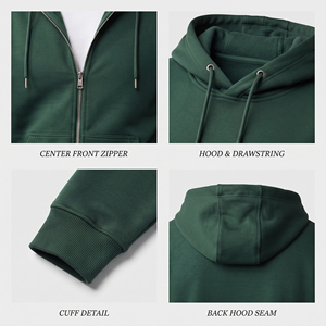 <b>Men</b> Casual Wear Zipper Hoodie <b>Long</b> <b>Sleeve</b> Hooded Zipper <b>Top</b> <b>Men</b> Winter Wear Side Pockets Hoodies 100% Cotton <b>Men</b> Zip-Up Hoodies - Product Image 6