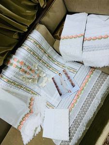 Costume de luxe en coton brodé, dernière robe de luxe de style indien et du pakistan, offre spéciale, 2022 - Product Image 2