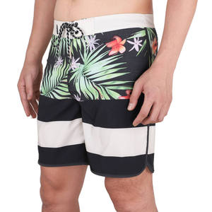 Custom Eco-Friendly Summer Beach <b>Men's</b> Quick Dry Swim <b>Trunks</b> with Drawstring Closure Spandex/Polyester - Product Image 4