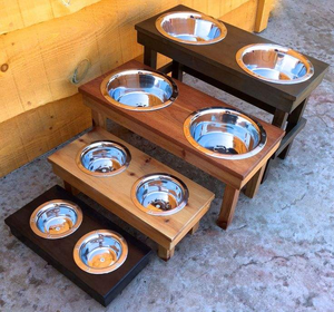 Bol pour chien et bol pour chat en bois de manguier - Product Image 5