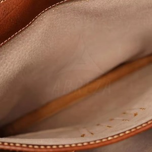 Sac messager pour ordinateur portable en cuir véritable de qualité supérieure pour hommes et femmes, mallette professionnelle marron avec bandoulière réglable - Product Image 4