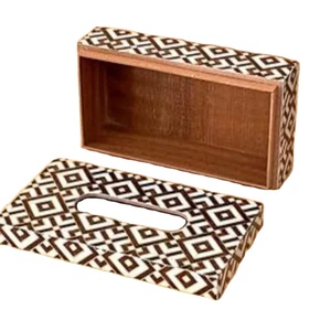 Trendy Handmade Eco Friendly Tissue <b>Box</b> Holder Decorative Table Tissue Cover for Home Hotel Restaurant - Product Image 1