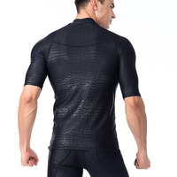 Ensemble de maillots de compression respirants de qualité supérieure pour hommes, personnalisables et imprimés, pour BJJ et MMA