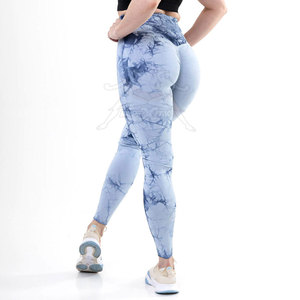 Legging de yoga classique décontracté pour femme avec dos froncé, en tissu respirant, style sportswear - Product Image 6