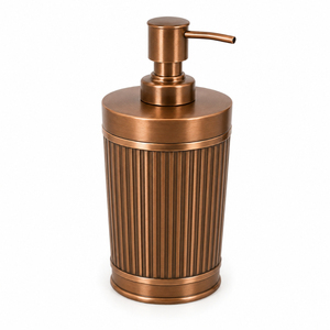 Octagonal Stainless Steel Soap Dispenser Luxury <b>Brushed</b> Nickel Liquid Hand Wash Pump <b>Bottle</b> Faceted Metal Lotion Dispenser - Product Image 6