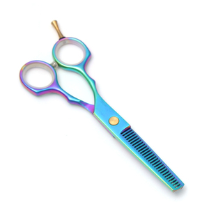 Superior Quality 6-Inch Straight Barber <b>Scissors</b> Set Thinning Stainless Steel Shears with Blunt Blade Tip Hair Cutting - Product Image 3