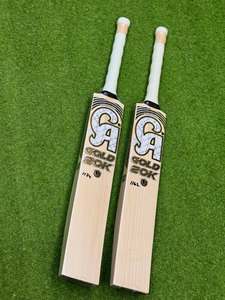 Bate de Críquet CA Sports Gold 20K Edición Fakhar Zaman de Madera de Sauce Inglés, Ligero, Tamaño Personalizado, con Funda Gratis y Lámina Antideslizante Extra - Product Image 3