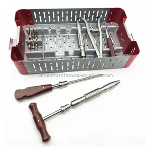 Kit d'extraction de vis chirurgicales orthopédiques 56 pièces/ensemble, kit d'extraction de vis cassées en acier inoxydable par Dentavex - Product Image 3