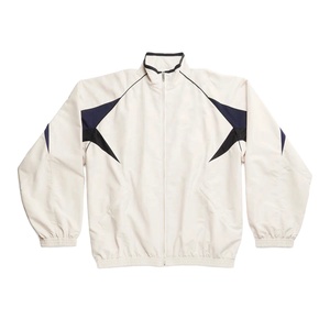 Conjunto de chándal cortavientos liso de nailon personalizado 2024 para hombre, ropa de entrenamiento Vintage a prueba de viento, chándal de tamaño Ovrsized para hombre - Product Image 3