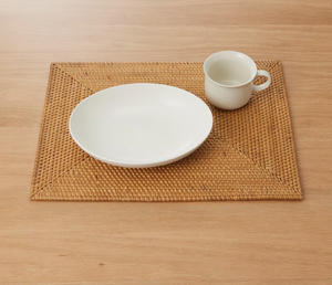 Artisan Handwoven Rattan Placemat | Durable Charger Plate <b>for</b> Picnic & <b>BBQ</b> <b>Table</b> - Product Image 3