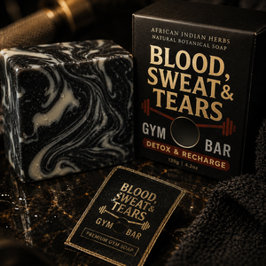 Blood Sweat and Tears Gym <b>Shower</b> Soap <b>Bar</b> for Active Lifestyle Body Cleansing Custom Logo OEM Wholesale Supplier Factory Supply - Product Image 5