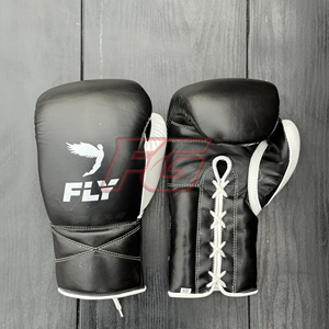 Guantes de Boxeo Profesionales de Alta Calidad, Cuero Genuino, Dedos Completos, con Cordones, para Entrenamiento y Sparring, Personalizables OEM, Ligeros, para Exteriores - Product Image 4