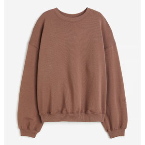 <b>Men</b> Crewneck Sweatshirt Oversized <b>Pullover</b> Fleece Cotton Casual Streetwear Plain Solid Color Loose Fit Winter Wear - Product Image 4