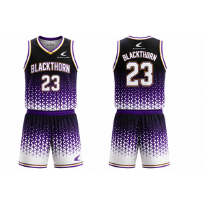 Camiseta de Baloncesto Personalizada para Hombre, 100% Poliéster, Malla Transpirable, Impresión Digital, Secado Rápido, Antibacteriana, Cuello en V, Sin Mangas - Product Image 1