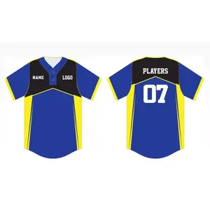 Ensemble uniforme de baseball sur mesure, grande taille, tendance, avec étiquette privée et design par sublimation, disponible dans toutes les couleurs - Product Image 3