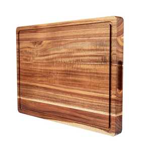 Tabla de cortar de madera Skies Trader y bandeja para servir queso y charcutería - Antibacteriana, duradera, plegable y ligera - Product Image 3