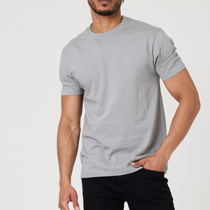 Camisetas de algodón tejido ligeras al por mayor para hombre y mujer, personalizadas con logo impreso, tallas grandes, manga corta - Product Image 6