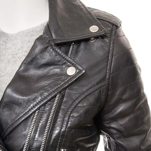 Chaquetas de Cuero para Mujer, Invierno 2026, Alta Calidad, Tejido Satinado Transpirable, Resistentes al Agua, para Uso en Exteriores, OEM - Product Image 6