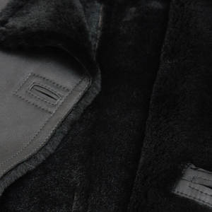 Veste d'hiver pour homme en cuir véritable, design personnalisé, imperméable, respirante, coupe-vent, poids standard, style streetwear - Product Image 4