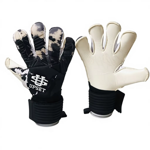Gants de gardien de but professionnels hybrides réglables pour l'extérieur, en latex allemand de 4 mm - Product Image 1