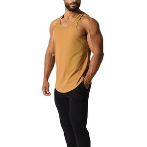 Custom Tank <b>Top</b> Cotton Singlet Sleeveless Acid Washed <b>Vest</b> Gym Mens Tank <b>Top</b> Custom Printing Oversized Tank <b>Top</b> - Product Image 4