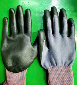 <b>Knitted</b> Cotton Safety <b>Gloves</b> Knit Wrist Anti-Slip Latex-Free Silicone-Free Industrial Powder-Free 7 oz 10 Inch - Product Image 3