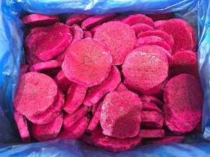 Cubes de fruit du dragon surgelés IQF en vrac, fruits tropicaux de qualité supérieure - Conservation à -18°C, durée de conservation de 24 mois, emballage sous vide 1 kg - Product Image 3