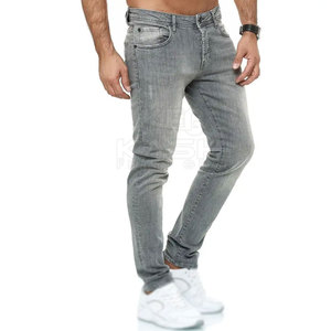 Nueva Llegada, Jeans de Hombre Casuales a la Moda, 100% Algodón, Ajuste Cómodo, Alta Calidad, Servicio OEM - Product Image 3