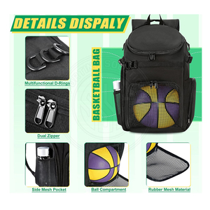 Sacs de football de qualité supérieure, sac de sport avec un grand espace pour vêtements et chaussures, sacs de football - Product Image 4