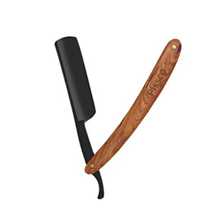 Navaja de afeitar de barbero de hoja recta, soporte para navaja de afeitar, plegable, de acero inoxidable, para afeitar el cabello - Product Image 4