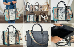 Luxury Top Quality Hand Tooled Leather Tassel Tote <b>Bag</b> for Women's Vintage Elegant Genuine Cowhide Leather 2025 Ladies Handbag - Product Image 3