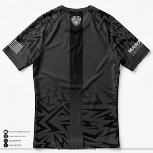 Hot Sale Dark <b>Aesthetic</b> Short Sleeve Rashguard Unisex Custom Sublimated UPF50+ Breathable Compression <b>Tops</b> for BJJ MMA Grappling - Product Image 6