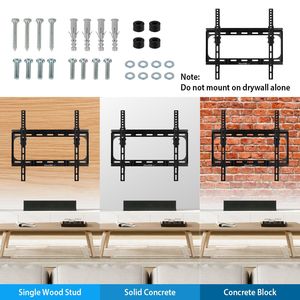 Supporto da Parete per TV a Doppio Braccio con Funzione di Inclinazione VESA 400x400mm per TV da 32-55 Pollici Massima Produttività con Carrello e Supporti - Product Image 3