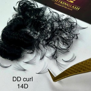 ขนตาปลอมแบบพัดสำเร็จรูป VIETKINGLASH  ความหนา 0.03/0.05/0.07  แบบ CC/D/DD/M/L  ความยาว 7-20 มม.  ขนสังเคราะห์  ทำด้วยมือ - Product Image 5