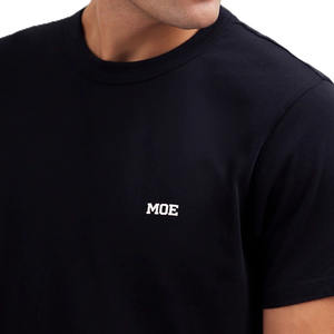 Camisetas de algodón con cuello redondo para hombre, logotipo personalizado, ropa urbana informal, fabricación de ropa de marca privada, camiseta de algodón para hombre - Product Image 2